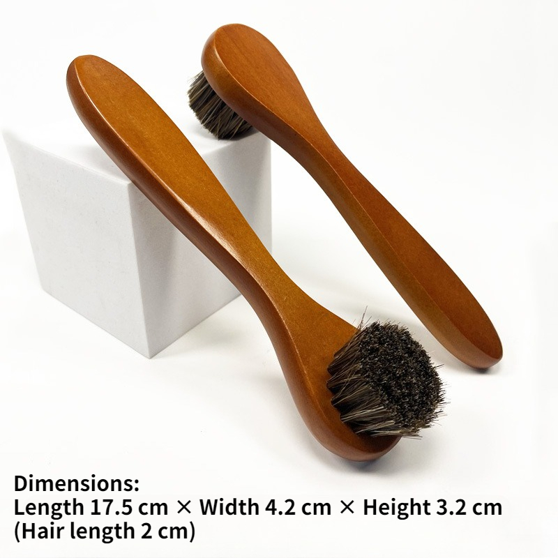 Sneaker Care Spray - Soft Horse Hair Shoe Brush Long