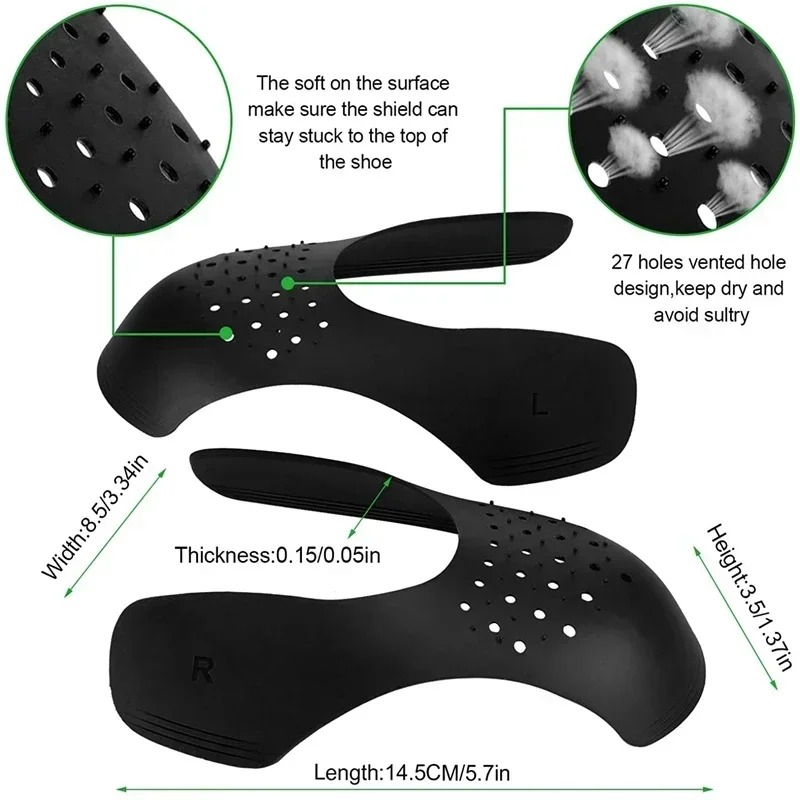 4Pcs Anti Crease Shoe Protecto - Sneaker Care Crease Protector ulasan dan harga