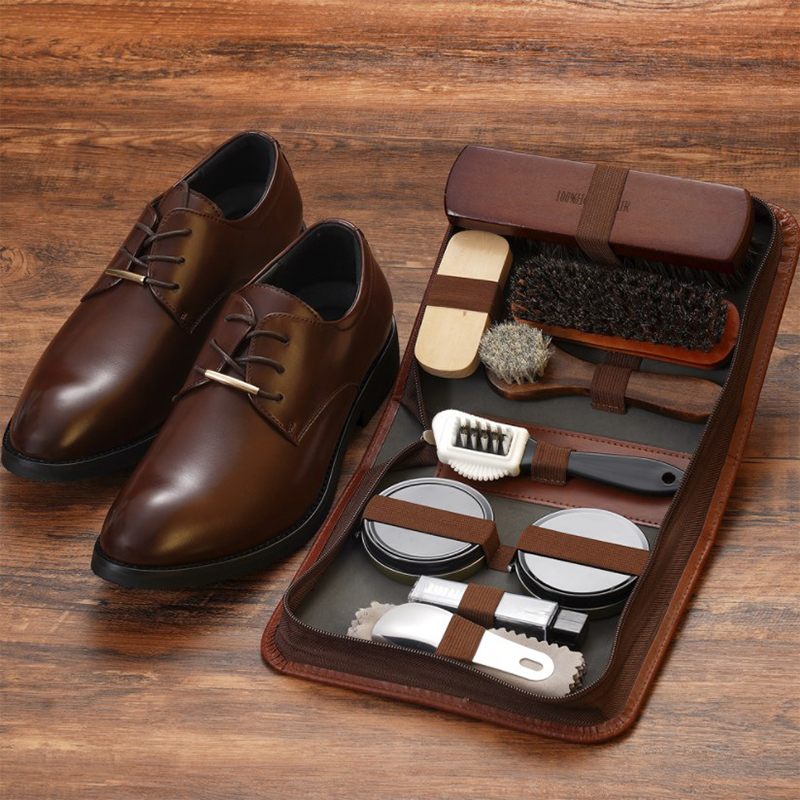 HorseHair Shoe Brush Set Leath - Sneaker Care Spray ulasan dan harga