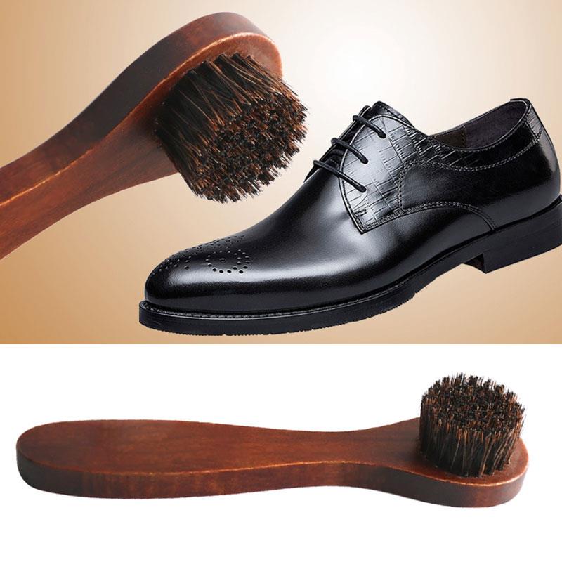 Soft Horse Hair Shoe Brush Lon - Sneaker Care Spray ulasan dan harga