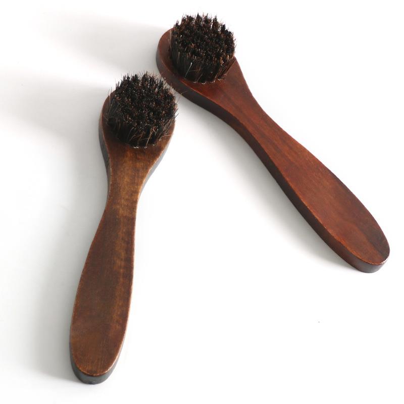 Soft Horse Hair Shoe Brush Lon - Sneaker Care Spray ulasan dan harga