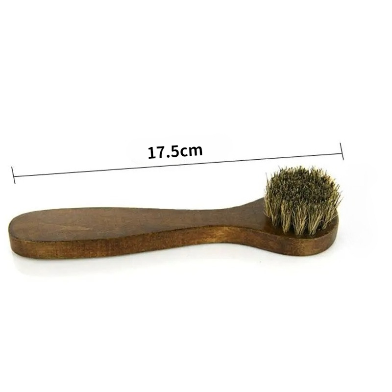 Soft Horse Hair Shoe Brush Lon - Sneaker Care Spray ulasan dan harga